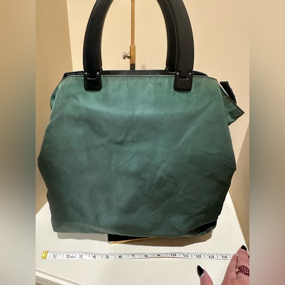 Prada Tessuto Plex Forrest Green Tote - Picture 4 of 13